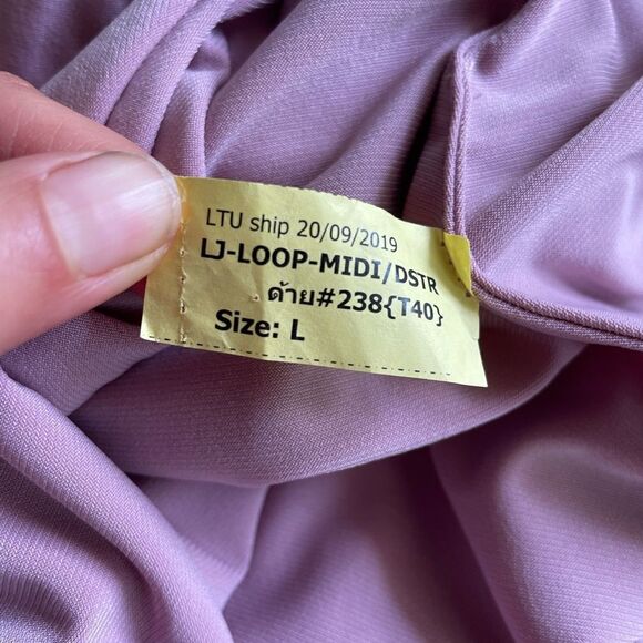 NWOT Multi-Way Loop Fit & Flare Dress DESSY COLLECTION size L - Picture 7 of 11